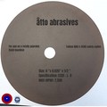 Atto Abrasives Rubber-Bonded Non-Reinforced Cut-off Wheels 6"x 0.020"x 1/2" 3W150-050-PT